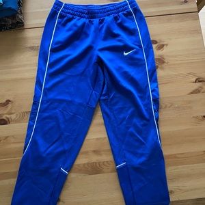 Blue Nike DriFit sweatpants